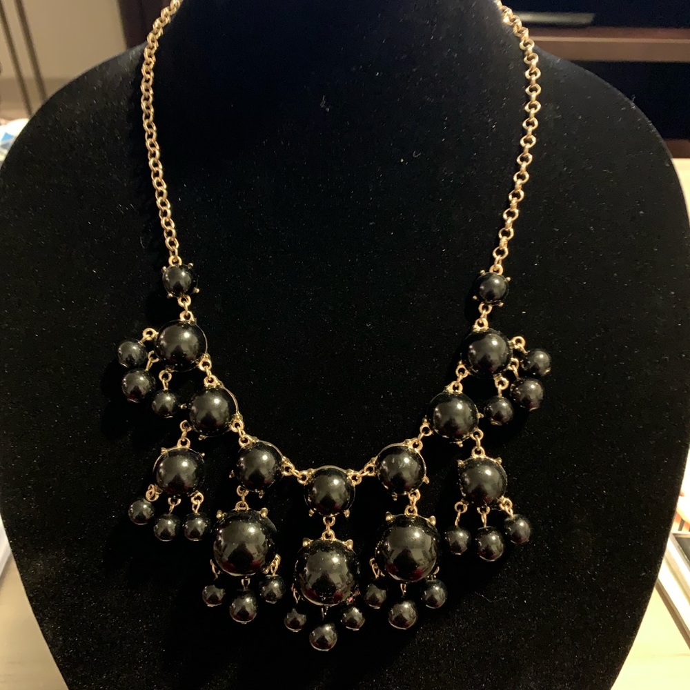 ***Last Chance***Black and Gold Statement Necklace